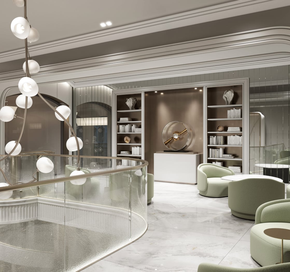 Lounge на 2-м этаже лобби